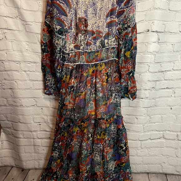 Anthropologie Maeve Annabella Paisley Maxi Dress - Picture 8 of 9